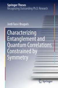 cover of the book Characterizing Entanglement and Quantum Correlations Constrained by Symmetry