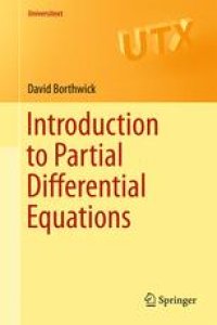 cover of the book Introduction to Partial Differential Equations