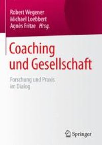 cover of the book Coaching und Gesellschaft: Forschung und Praxis im Dialog