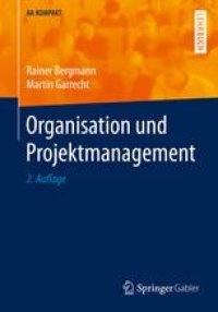 cover of the book Organisation und Projektmanagement