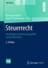 cover of the book Steuerrecht: Grundlagen und Anwendungsfälle aus der Wirtschaft