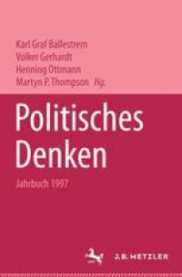 cover of the book Politisches Denken Jahrbuch 1997