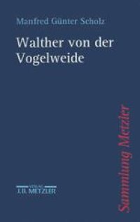 cover of the book Walther von der Vogelweide