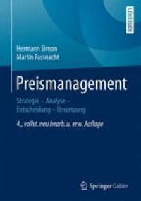 cover of the book Preismanagement: Strategie - Analyse - Entscheidung - Umsetzung