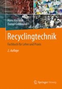 cover of the book Recyclingtechnik: Fachbuch für Lehre und Praxis