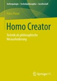 cover of the book Homo Creator: Technik als philosophische Herausforderung