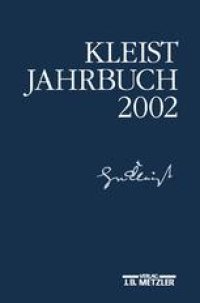 cover of the book Kleist-Jahrbuch 2002