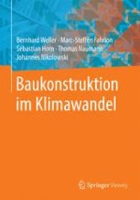 cover of the book Baukonstruktion im Klimawandel