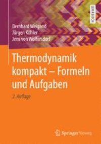 cover of the book Thermodynamik kompakt - Formeln und Aufgaben