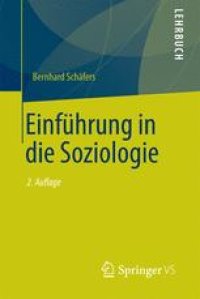 cover of the book Einführung in die Soziologie