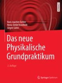 cover of the book Das neue Physikalische Grundpraktikum