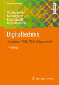 cover of the book Digitaltechnik: Grundlagen, VHDL, FPGAs, Mikrocontroller