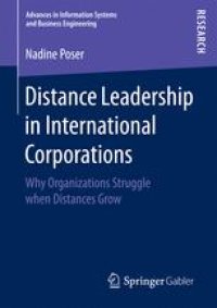 cover of the book Distance Leadership in International Corporations: Why Organizations Struggle when Distances Grow