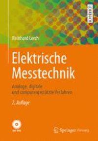 cover of the book Elektrische Messtechnik: Analoge, digitale und computergestützte Verfahren