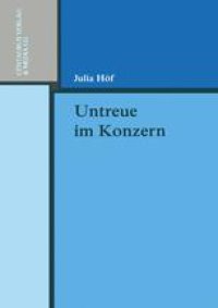 cover of the book Untreue im Konzern