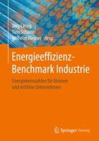 cover of the book Energieeffizienz-Benchmark Industrie: Energiekennzahlen für kleinere und mittlere Unternehmen