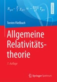 cover of the book Allgemeine Relativitätstheorie