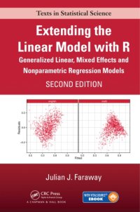 cover of the book Extending the linear model with R: generalized linear, mixed effects and nonparametric regression models