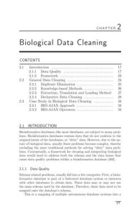 cover of the book Bioinformatics database systems