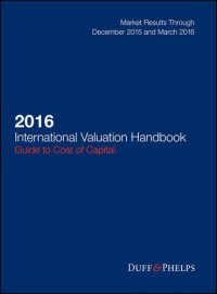 cover of the book 2016 international valuation handbook: a guide to cost of capital