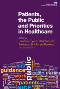 cover of the book Patients, the Public and Priorities in Healthcare