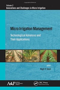 cover of the book Micro irrigation management: technological advances and their applications