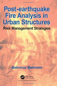 cover of the book Post-earthquake fire analysis in urban structures: risk management strategies