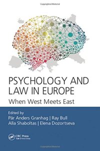 cover of the book Psychology and law in Europe: when West meets East