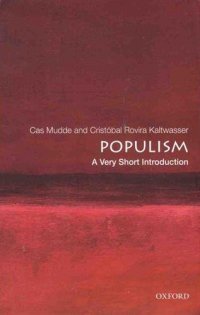 cover of the book Populism: a very short introduction