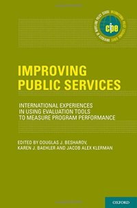 cover of the book Improving public services: international experiences in using evaluation tools to measure program performance