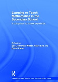 cover of the book Learning to teach mathematics in the secondary school: a companion to school experience