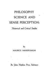 cover of the book Philosophy, Science and Sense Perception. Historical and Critical Studies