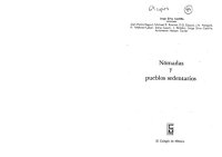 cover of the book Nómades y pueblos sedentarios