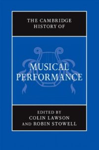 cover of the book The Cambridge History of Musical Performance