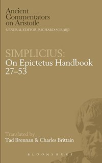 cover of the book Simplicius: On Epictetus Handbook 27-53