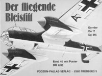 cover of the book Der fliegende Bleistift.  Dornier Do 17, Do 215