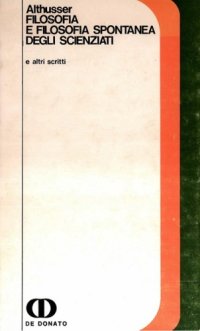 cover of the book Filosofia e filosofia spontanea degli scienziati