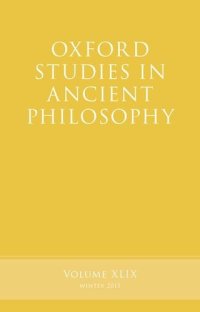 cover of the book Oxford Studies in Ancient Philosophy, Volume XLIX