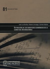 cover of the book Estimación de los beneficios económicos de la carretera Interoceánica