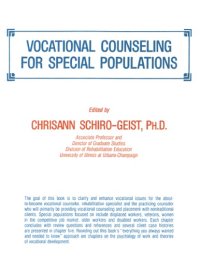 cover of the book Vocational counseling for special populations