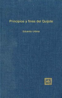 cover of the book Principios y fines del Quijote