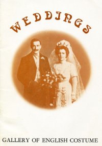 cover of the book Weddings : wedding costume 1735-1970.