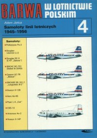 cover of the book Samoloty linii lotniczych do 1945-1956