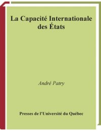 cover of the book La capacité internationale des États