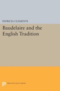 cover of the book Baudelaire and the English tradition