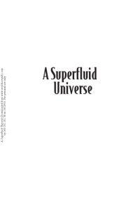 cover of the book A Superfluid Universe