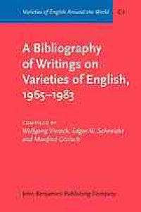 cover of the book A bibliography of writings on varieties of English, 1965-1983