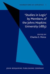 cover of the book ’Studies in Logic’ by Members of the Johns Hopkins University (1883)