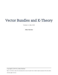 cover of the book Vector bundles and K-theory