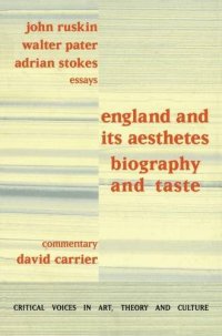 cover of the book England and its Aesthetes: Biography and Taste